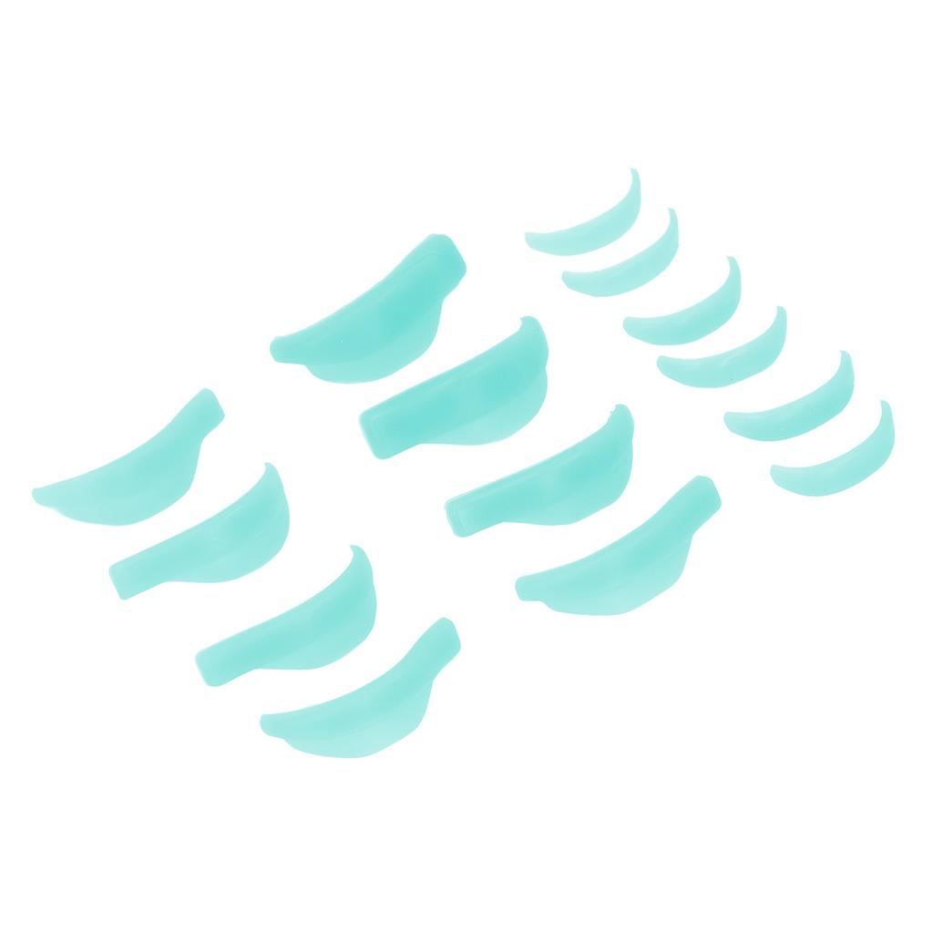 7 Paar Wimpernwelle aus Silikon, verschiedene Größen, wiederverwendbare Wimpernlifting-Pads für Schönheitssalons