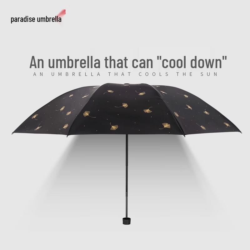 Paradise 33631E Ginkgo Dance Dual-Use UV Umbrella