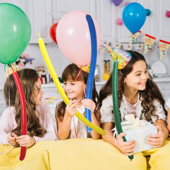 100 ks průhledných latexových balónků, 260 kusů, zahušťovací, dlouhé balónky pro zvířata, modelování, narozeninové, svatební, večírek, příslušenství