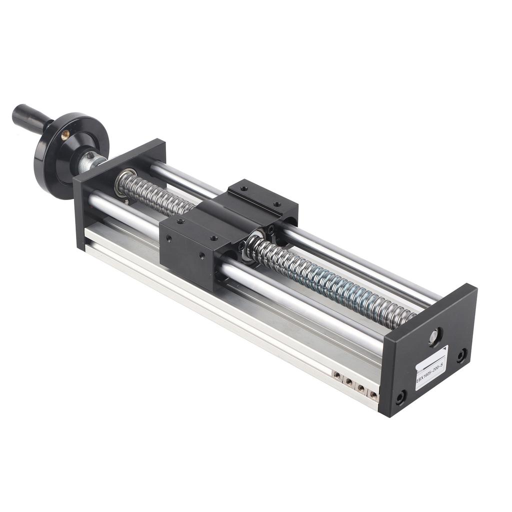 Lineare Schiebebühne 2?Manueller Schiebetisch mit Kugelachse, präzise Führungsplattform, 200 mm Hub