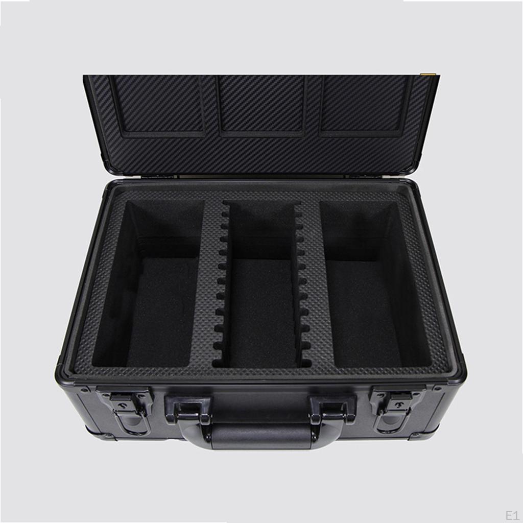 Aufbewahrungsbox für bewertete Sammelkarten, Tragetasche für Sammelkarten, 3 Fächer, robust, Kartenhalter, Trading