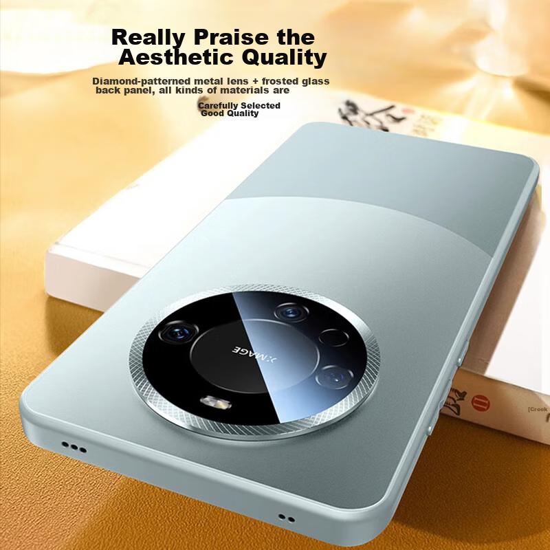 NEYAA Lingdun ProtectionPhone Case for Huawei Mate60 Pro And Mate60 Pro+, Frosted Glass Full Coverage Shockproof Silicone Case Panda Style
