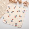 Six-Layer Saliva Towel, Water-Absorbing Soft Square Towel, Children'S Zou Cloth Small Towel, Pleated Printed Handkerchief, Gauze, Hand Towel