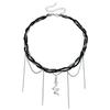 Cross Pendant Necklace For Women Light Luxury Tassels Clavicle Chain Cool Choker Exquisite Fashion Necklace Jewelry Gifts