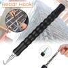 260mm Rebar Tying Steel Hook Hand Tools Twisting Fence Tool Rebar Straight Hook  Construction
