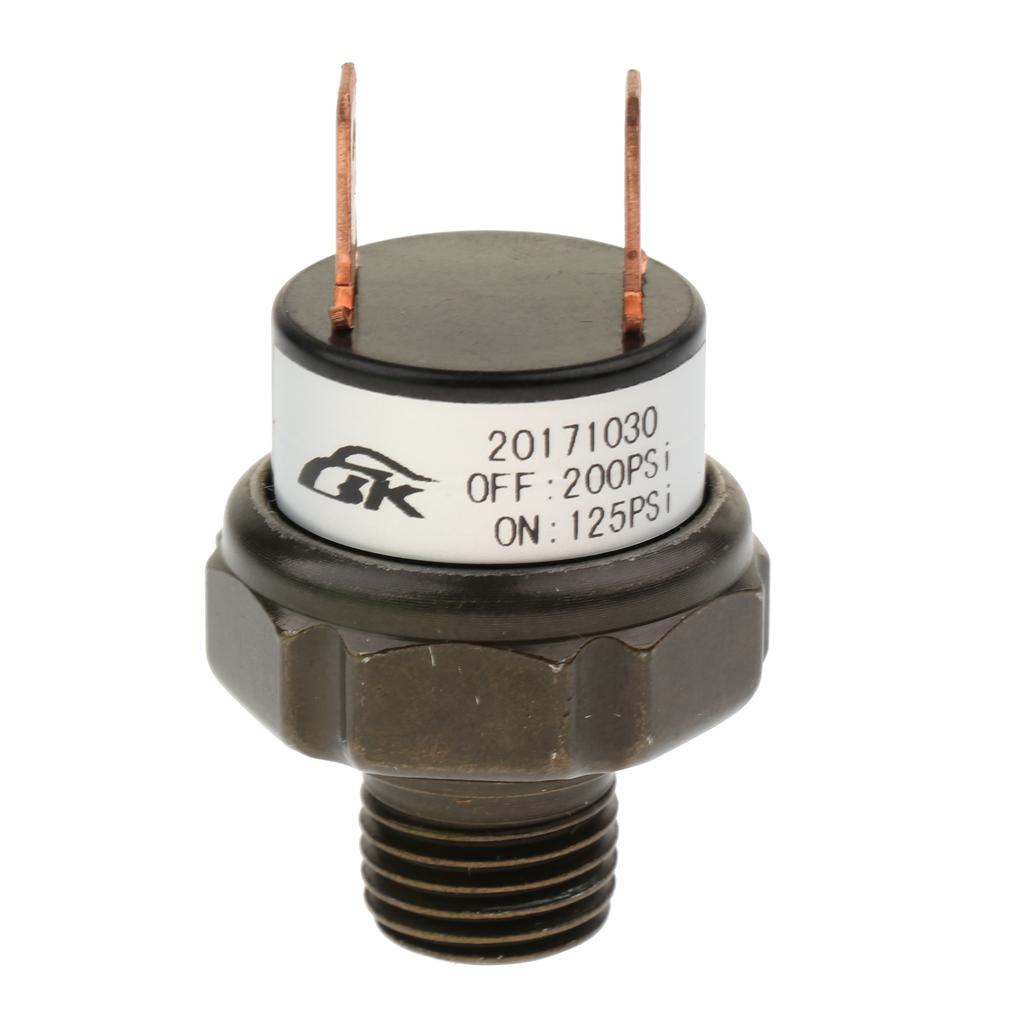 90-200PSI Kompresorový vzduchový regulační spínač s konektorem 1/4" NPT 170-200PSI 125-200PS pro vysokotlaké vzduchové systémy