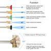 Pressure Washer Extension Wand Stainless Steel Spray Rod With 5 Nozzles Coupler Extension Rod Replacement