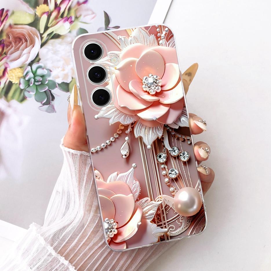 For Samsung Galaxy S24 FE Case S24 Plus Cute Lion Fashion Painted Cover Soft Silicone Case For Samsung S24 Ultra S 24 S24+ Shell