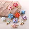 Hexagonal Flower Ceramic Beads for DIY Bracelet & Necklace Jewelry Making