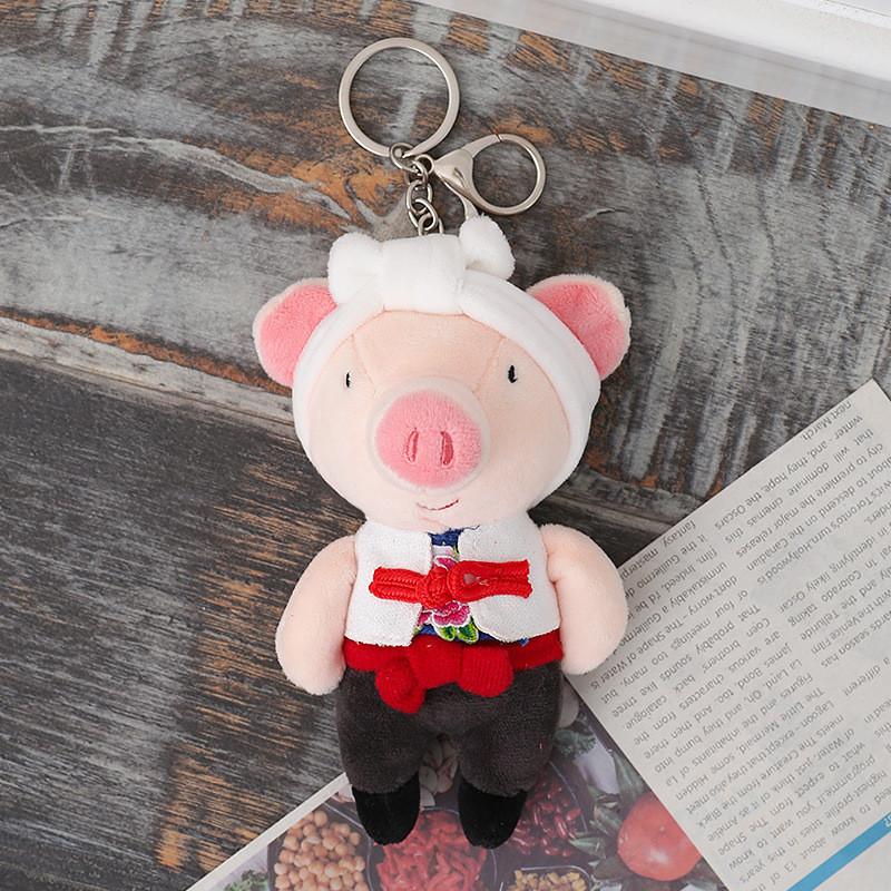 Adorable Mini Pig Plush Toy Soft And Cuddly Stuffed Animal Perfect Bag Charm