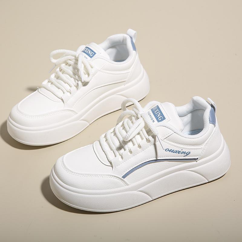 Fashion White Shoes for Womens Sneakers Shoes Casual Flats Sneakers Female Fashion Comfort Vulcanized Platform Shoes Zapatos De Mujer