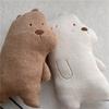 Teddy Plush Long Body Pillow For Girls Bedside Cozy Plush Toy Gift