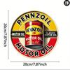 Vintage Rustic Pennzoil Classic Motor Oil Metal Wall Sign Retro Home Decor