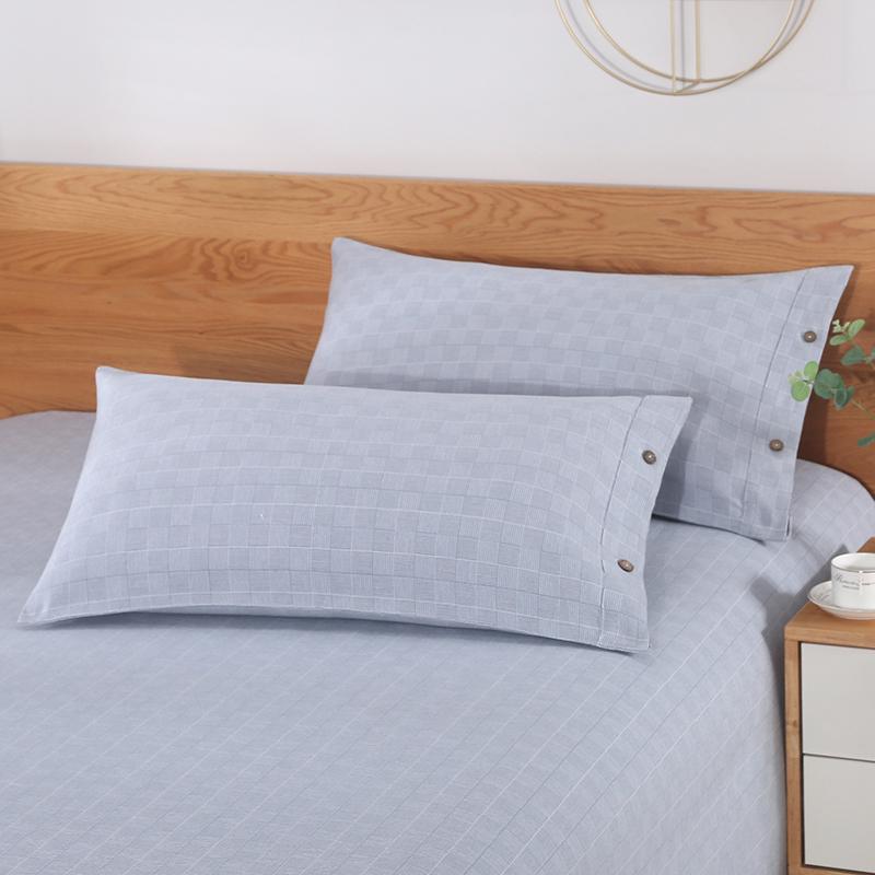 Pair of Thickened Pure Cotton Pillowcases, 48cm X 74cm - 2024 New Style