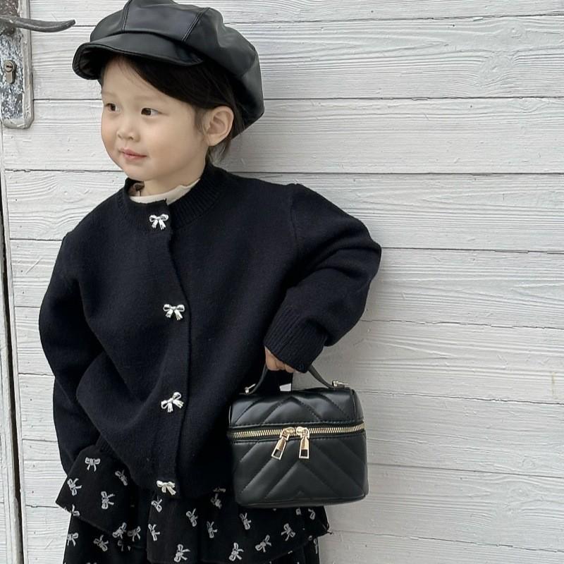 Color Solid Trendy Chain Bag For Kids Ideal For School And Outings Daily