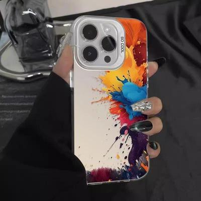 Color Ink Splash Phone Case for iPhone 13-17 Pro/Pro Max