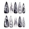 Spicy Heart Butterfly False Nails - Trendy Dark Beauty Tips