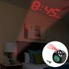 Yousheng Projection Alarm Clock Digital Display Temperature Display Snooze Function USB/Battery Powered Modern Desk Clock