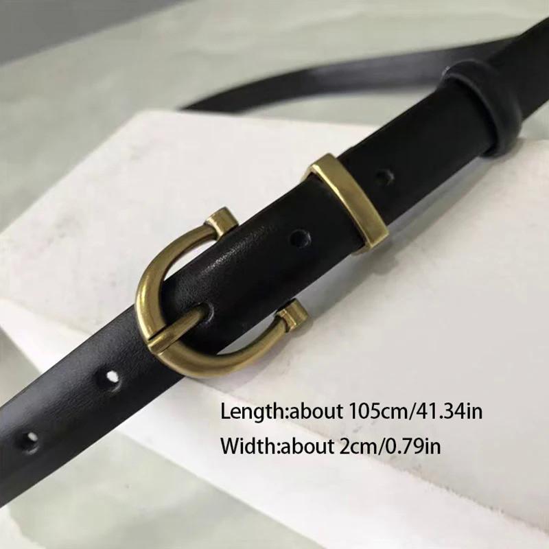 Women Belt PU Leather Female Fashion Metal Belt Buckle Waistband High Quality Trend Belt