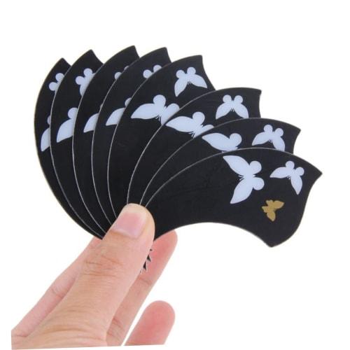 LIFKOME Ukulele Protective Stickers, Anti-Scratch Ukulele Pickguards, 10 Pieces, Durable Material, Creative Design, Decorative Effect