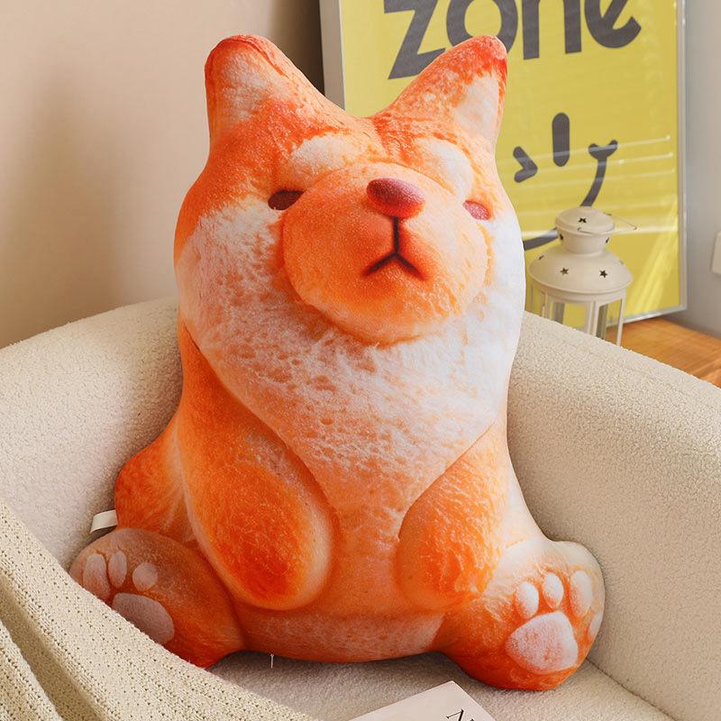 Creative Muscle Dog Throw Pillow Plush Toy Doll Home Sofa Pillow Cushion Girl Soothing Doll