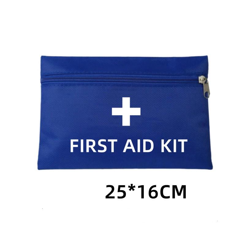 Waterproof Oxford Fabric First Aid Kit Bag, Portable Red Medical Storage Bag for Home Hospital Emergency Supplies