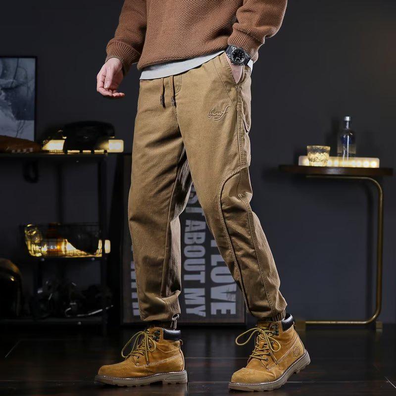 

Men s Retro Twill Loose Cuff Overalls - Autumn Collection XL