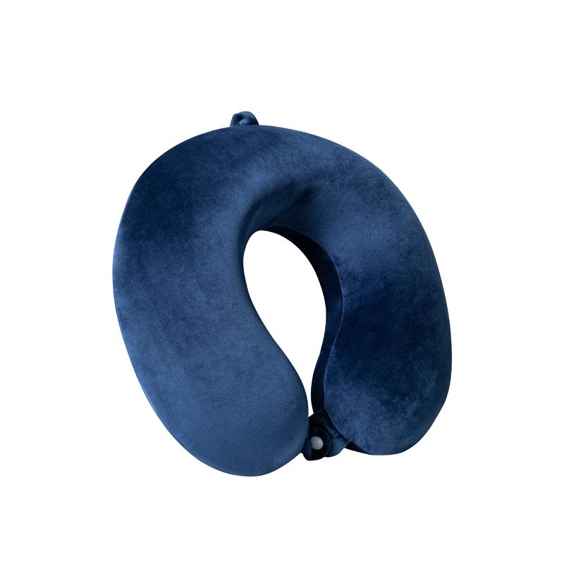 U-förmiges Nackenstützkissen aus Memory-Schaum mit individuellem Logo für Reisen und Werbeaktionen