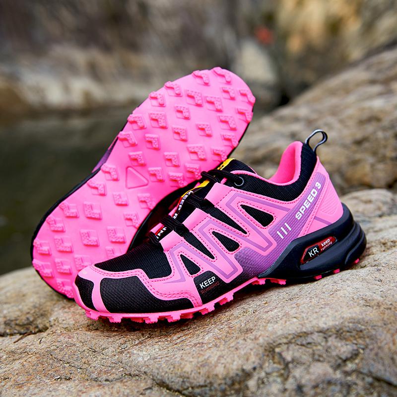 Lightweight Women's Trail Running & Hiking Shoes - Breathable Outdoor Footwear