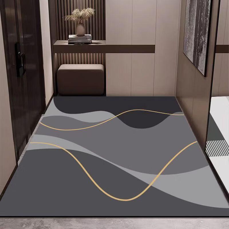 Non-Slip Decorative Entrance Mat: Foldable, Easy-Clean, Wear-Resistant Carpet