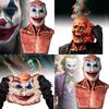 Scary Halloween Joker Jack Skellington Double Layer Latex Mask For Terrifying Costumes