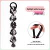 Trendy Sweet & Spicy Dreadlock Highlight Wig with Fishbone & Twist Braids