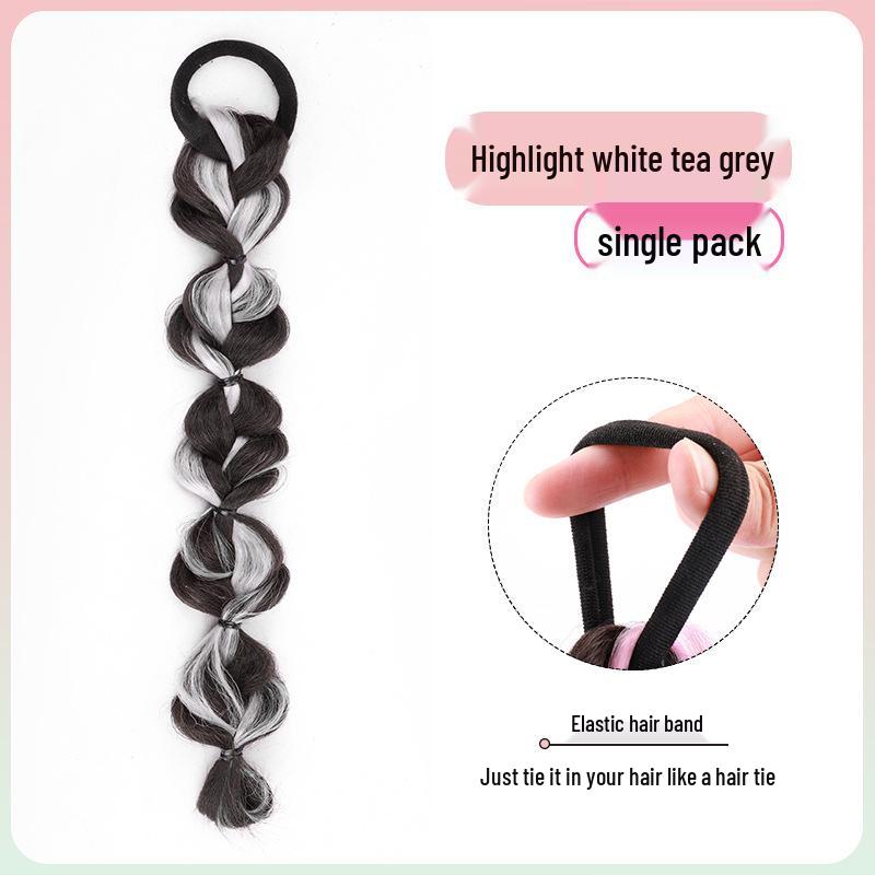 Trendy Sweet & Spicy Dreadlock Highlight Wig with Fishbone & Twist Braids