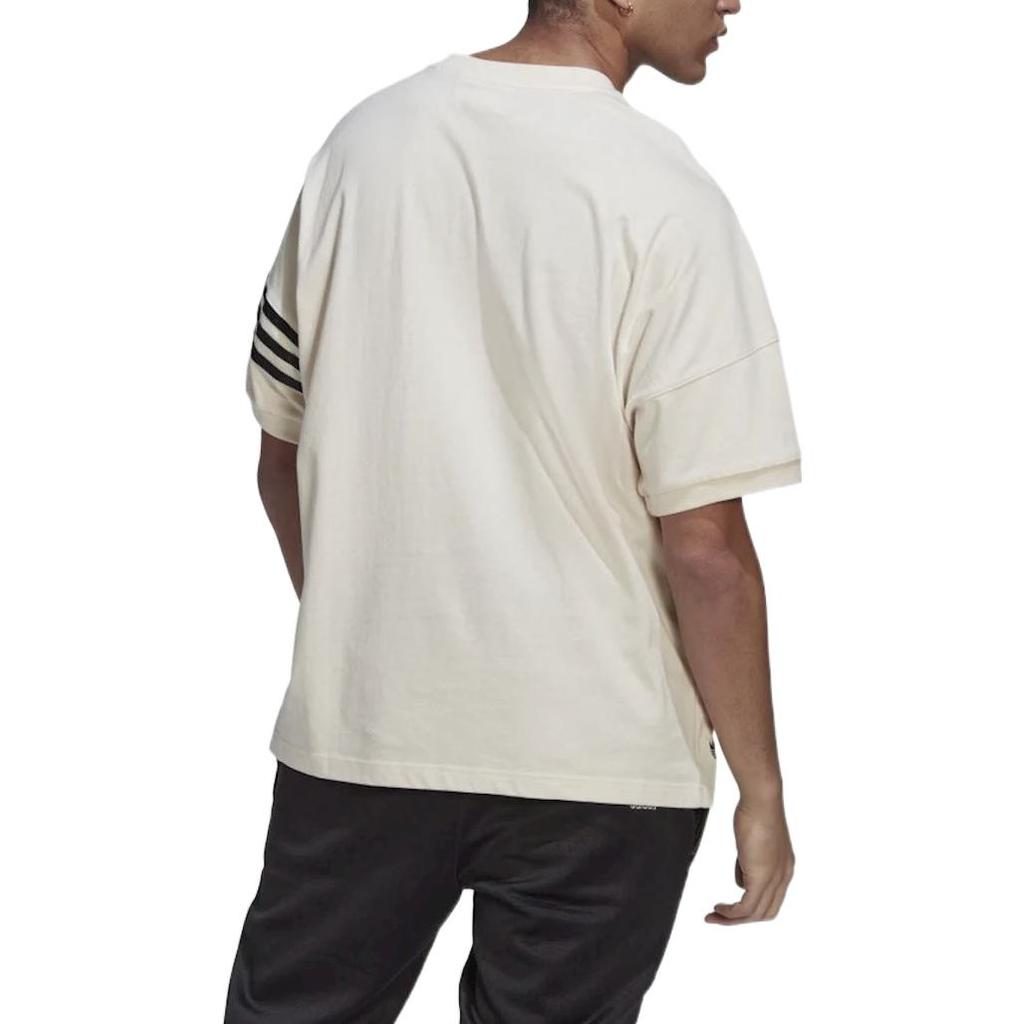 Adidas Originály Trojlístek Klasické SS22 Sportovní Tričko Pánské Topy Bílé HM1874