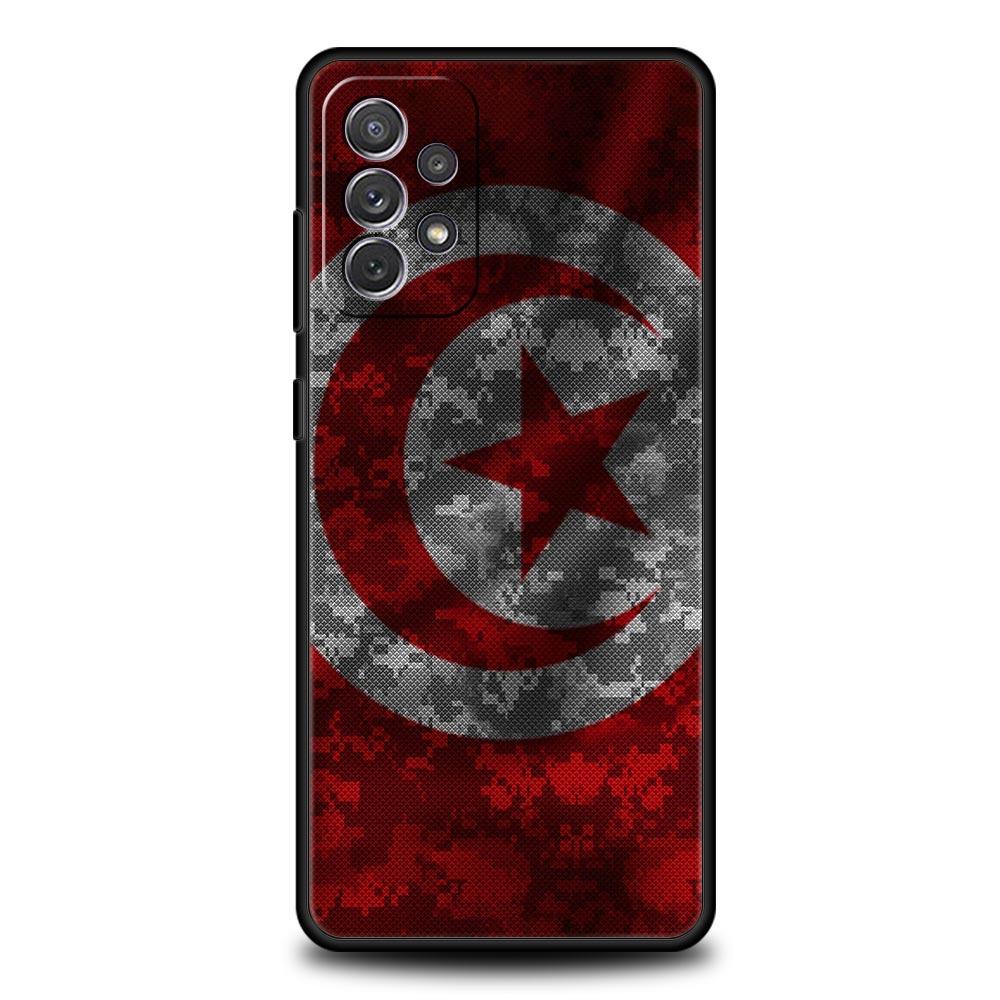 

Tunisia Flag Phone Case For Samsung Galaxy A17 A07 A55 A35 A25 A15 A05s A33 5G A31 A23 A21s A13 A41 A73 A53 A51 A71 A03s Cover Samsung S10