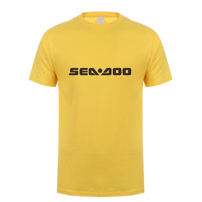 Seadoo T Shirts Summer Short Sleeve Cotton Sea Doo Seadoo Moto Tshirt Unisexs Tshirt Tops Tees Lh079