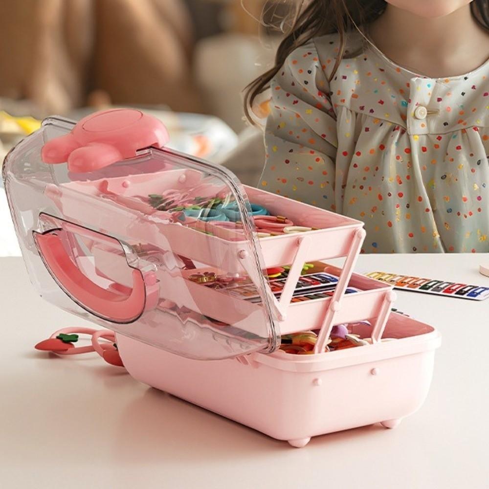 Clear Jewelry Hair Accessories Storage Box Practical Display Collection Case  Medicine Storage