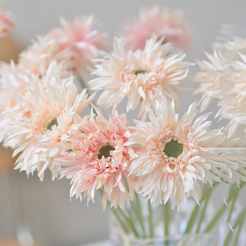Dekorative Gerbera Kunstblumen Nicht verblassend Realistische Blumenanordnung Simulations-Gerbera Heimdekor