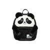 8L Retro Fashion Panda Shape Design Fabric Backpack Kids Backpack Carbon-Black L425K064