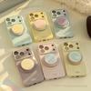 Apple 17 Mobile Phone Case Iphone16promax Contrasting Color Magnetic Suction Bracket 15 Korean Premium 13 Soft Cover 12 Applicable