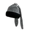 Autumn and Winter Knitted Hat for Women with Long Ears Rabbit Cute Striped Wool Hat Warm Ear Protection Niche Personality Cold Hat
