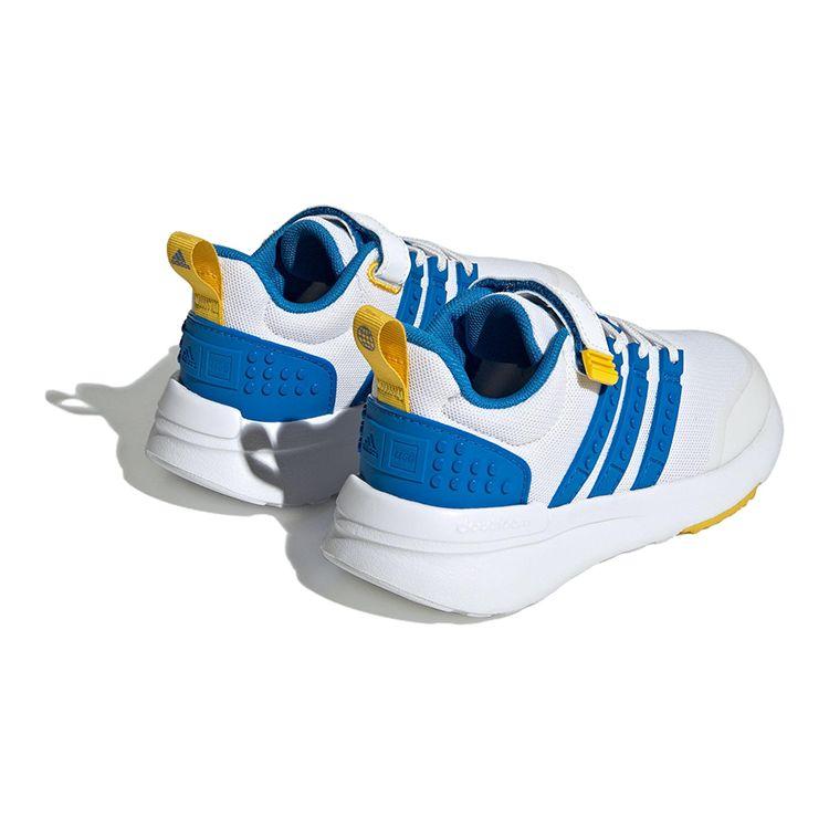 Adidas Lego X  Neo Racer TR21 Elastic Fabric Durable Low Top Kids Running Shoes Kids sneaker White Blue IF2888
