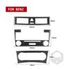 For Mercedes-Benz C Class W203 2005-2007 Car Radio Air Conditioner Control Panel Cover Trim Carbon Fiber Interior