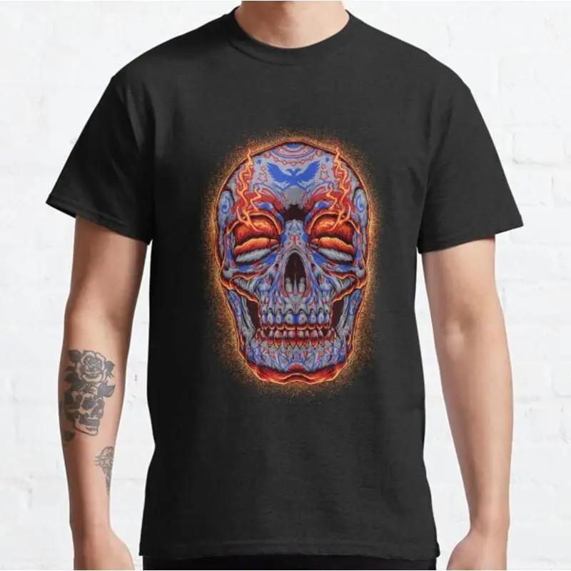 American Independence Day Usa Patriotic Sugar Skull Good Quality T Shirt S 5xl