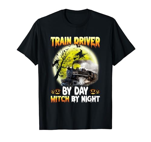 

Train Driver Night by Day Witch T-Shirt