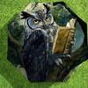 Wisdom Soars: The Enchanted Owl's Journey - Umbrella with Automatic Opening, Outdoor Protection, Lightweight and Durable Travel Accessory