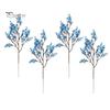 Artificial Silk Flowers for Home Decor Realistic Autumn Decoration, Floral Orange Plants Halloween Decoration Branches Table Centerpiece And