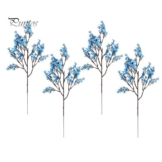 Artificial Silk Flowers for Home Decor Realistic Autumn Decoration, Floral Orange Plants Halloween Decoration Branches Table Centerpiece And
