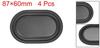 Uxcell Speaker Passive Radiator Diaphragm for Subwoofers, 87x60mm, Pack of 4