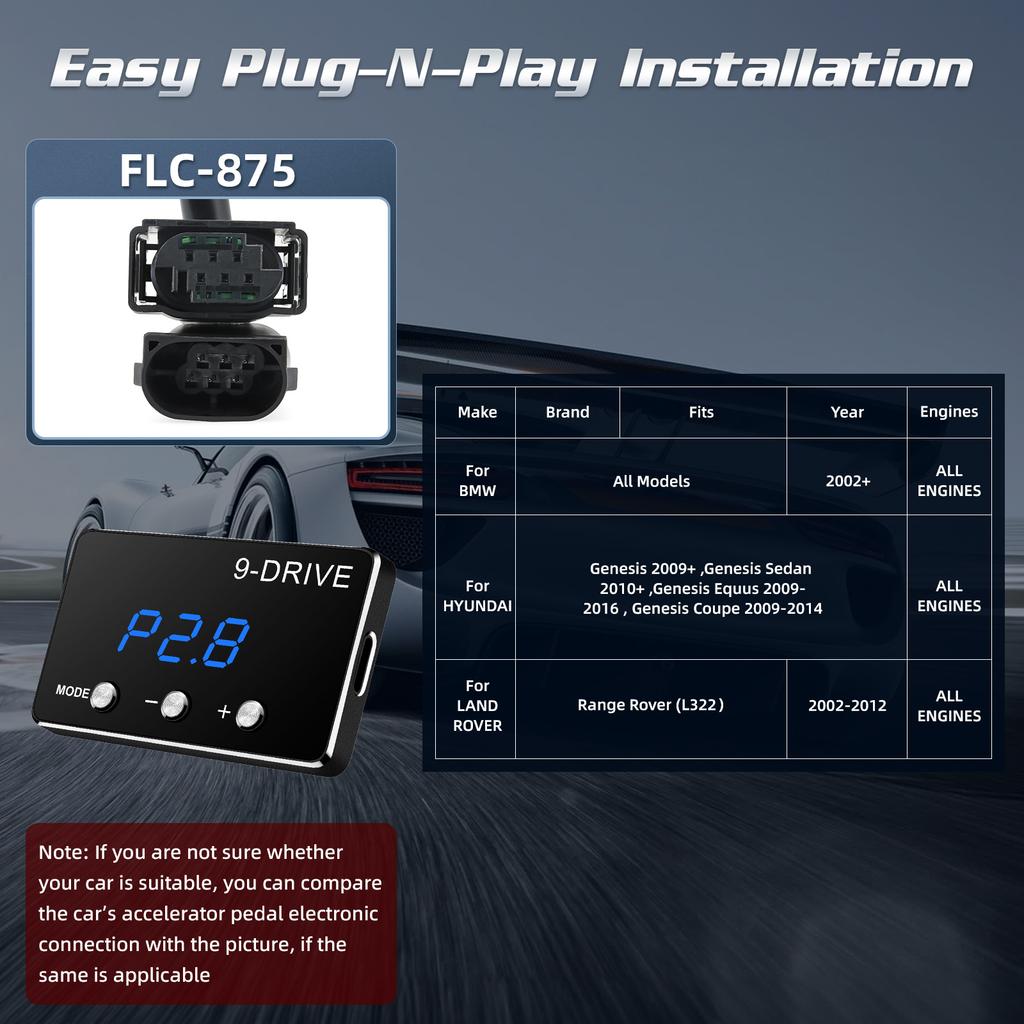 F1 Car Electronic Throttle Controller Racing Accelerator Potent Booster For Dodge For Chrysler Tuning Parts Accessory
